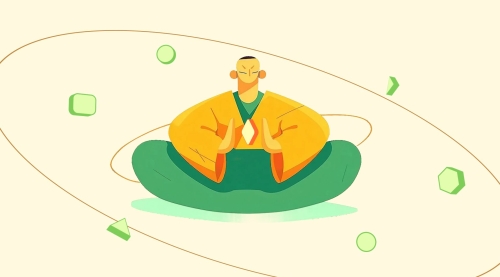 【AE+Midjourney】使用Ai制作完成一个小和尚插画风UI动态